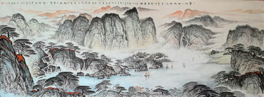 山水系列-春江一曲抱村流2